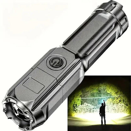 500 Lumen Rechargeable LED Flashlight - ShopKart