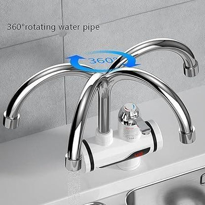 Electric Tankless Water Heater Tap - Instant Hot Water Faucet - ShopKart