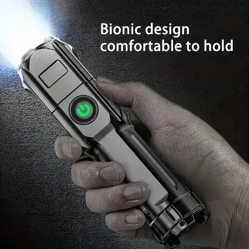 500 Lumen Rechargeable LED Flashlight - ShopKart