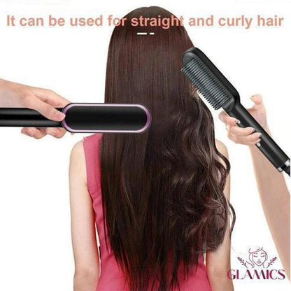 IONIC 4-IN-1 HAIR STRAIGHTENER BRUSH WITH KERATIN INDIA - ShopKart